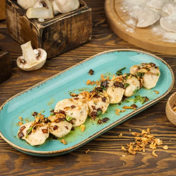 Вареники с картофелем и грибами